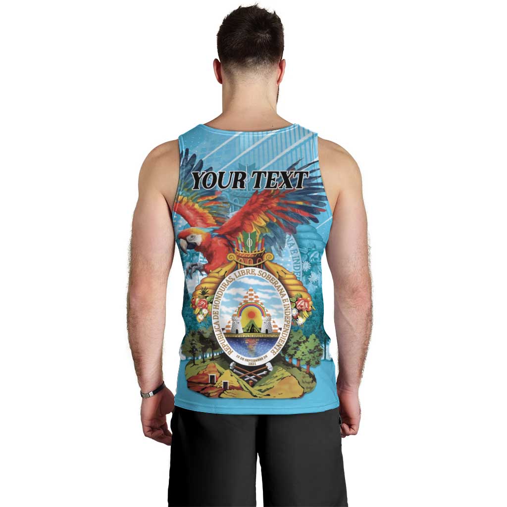 Personalized Honduras Independence Day 1821 Men Tank Top Libre Soberana e Independiente - Wonder Print Shop