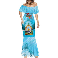 Personalized Honduras Independence Day 1821 Mermaid Dress Libre Soberana e Independiente - Wonder Print Shop