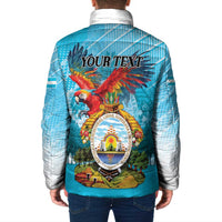 Personalized Honduras Independence Day 1821 Padded Jacket Libre Soberana e Independiente - Wonder Print Shop