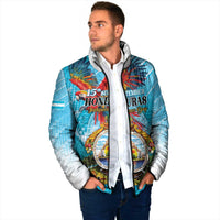 Personalized Honduras Independence Day 1821 Padded Jacket Libre Soberana e Independiente - Wonder Print Shop