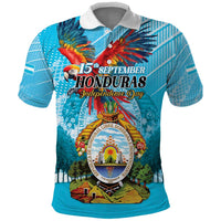 Personalized Honduras Independence Day 1821 Polo Shirt Libre Soberana e Independiente - Wonder Print Shop