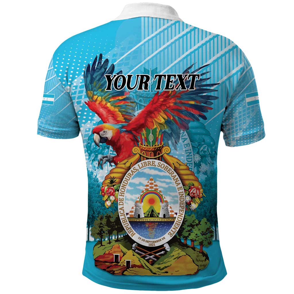 Personalized Honduras Independence Day 1821 Polo Shirt Libre Soberana e Independiente - Wonder Print Shop