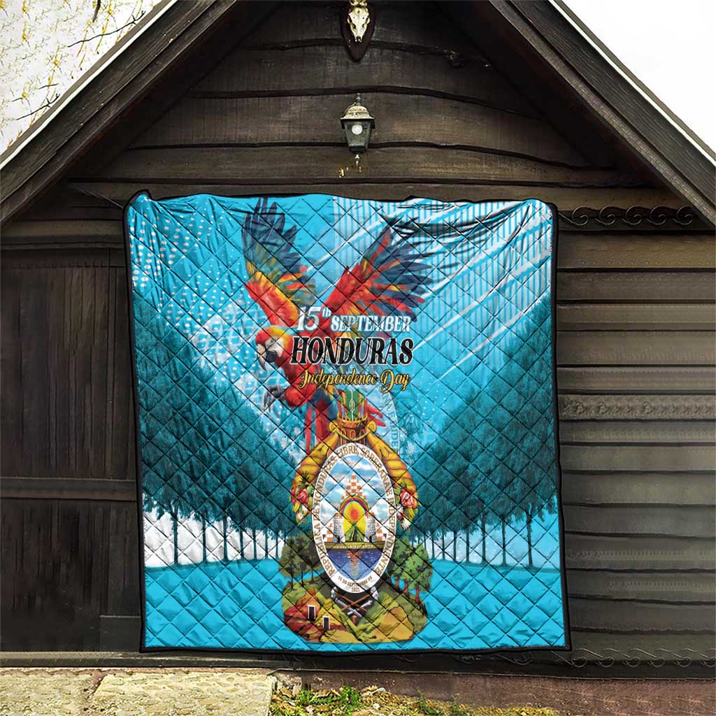 Honduras Independence Day 1821 Quilt Libre Soberana e Independiente - Wonder Print Shop