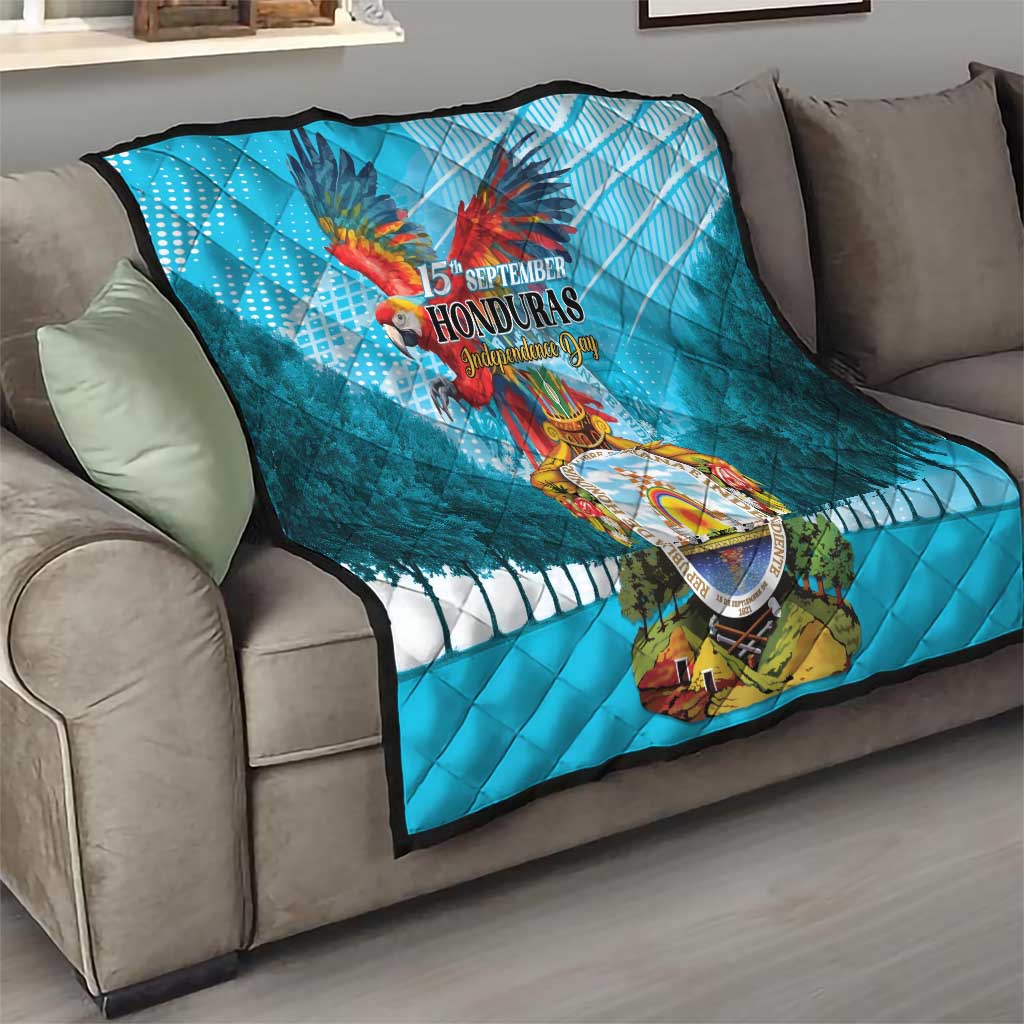 Honduras Independence Day 1821 Quilt Libre Soberana e Independiente - Wonder Print Shop