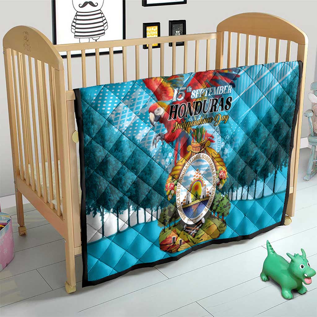 Honduras Independence Day 1821 Quilt Libre Soberana e Independiente - Wonder Print Shop