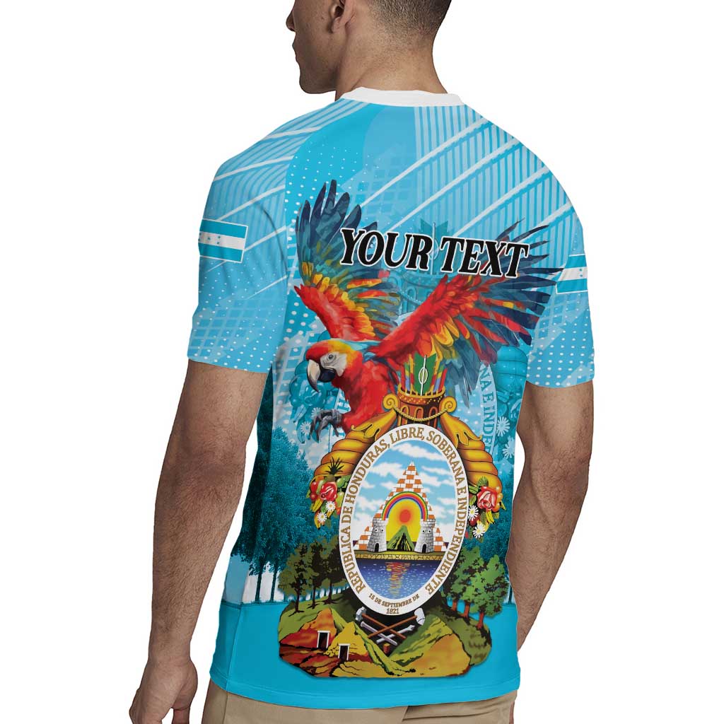 Personalized Honduras Independence Day 1821 Rugby Jersey Libre Soberana e Independiente - Wonder Print Shop