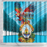 Honduras Independence Day 1821 Shower Curtain Libre Soberana e Independiente - Wonder Print Shop