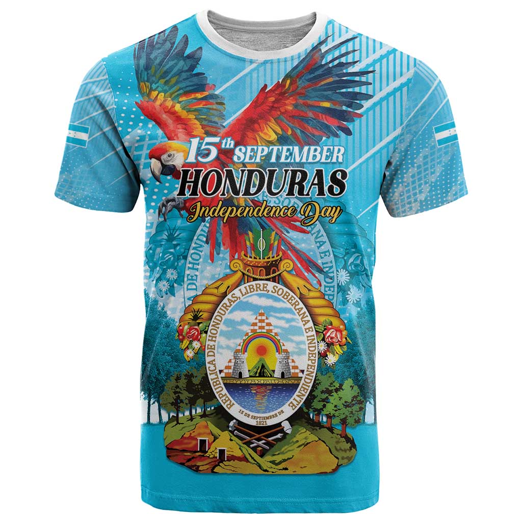 Personalized Honduras Independence Day 1821 T Shirt Libre Soberana e Independiente - Wonder Print Shop