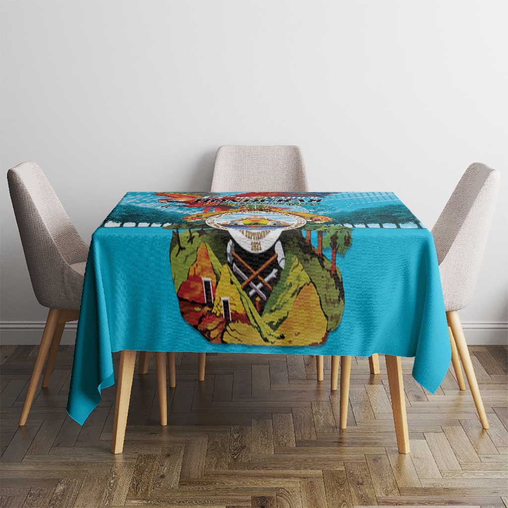 Honduras Independence Day 1821 Tablecloth Libre Soberana e Independiente - Wonder Print Shop