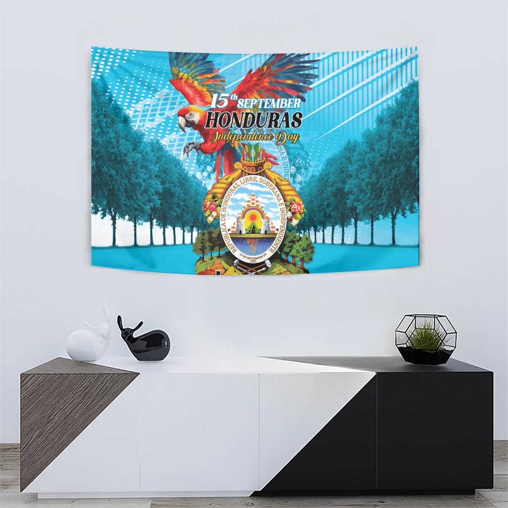 Honduras Independence Day 1821 Tapestry Libre Soberana e Independiente - Wonder Print Shop