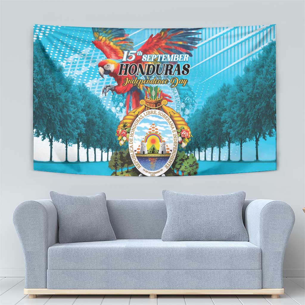 Honduras Independence Day 1821 Tapestry Libre Soberana e Independiente - Wonder Print Shop