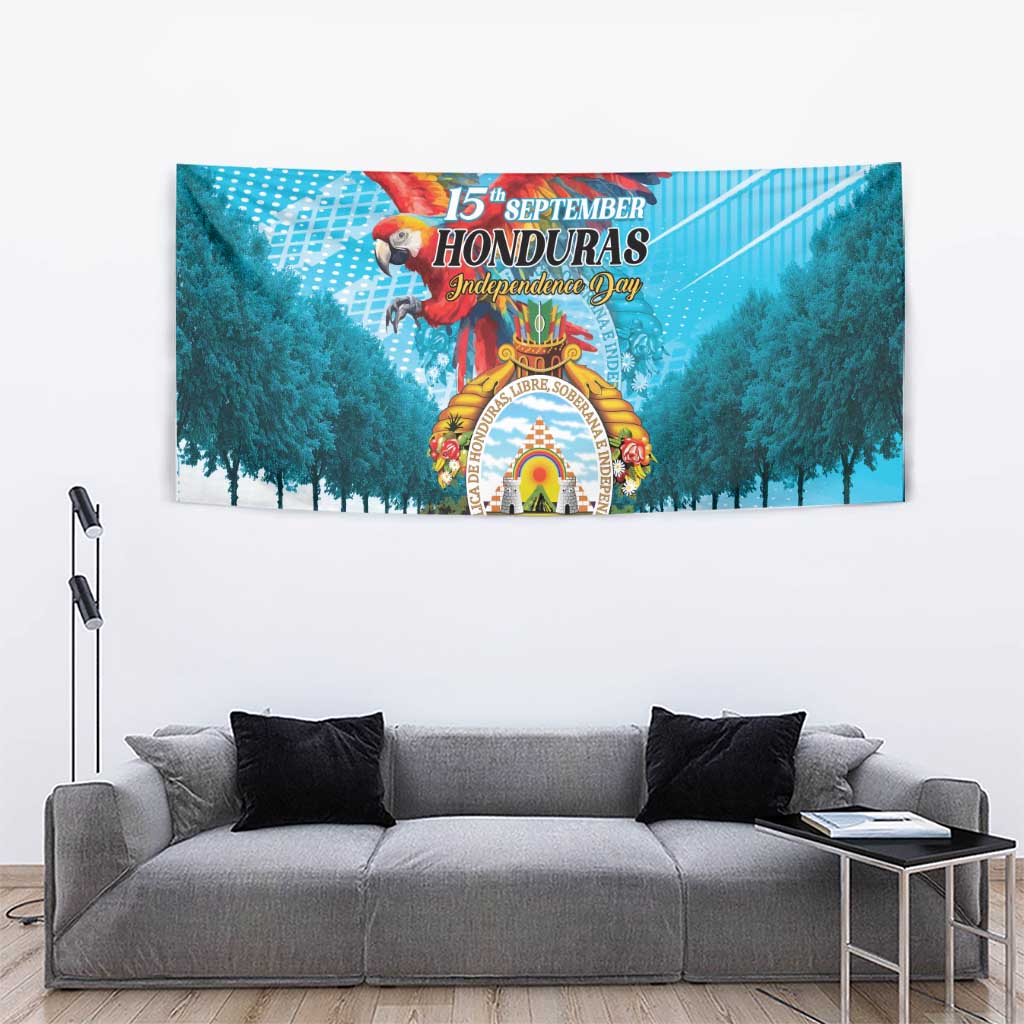 Honduras Independence Day 1821 Tapestry Libre Soberana e Independiente - Wonder Print Shop