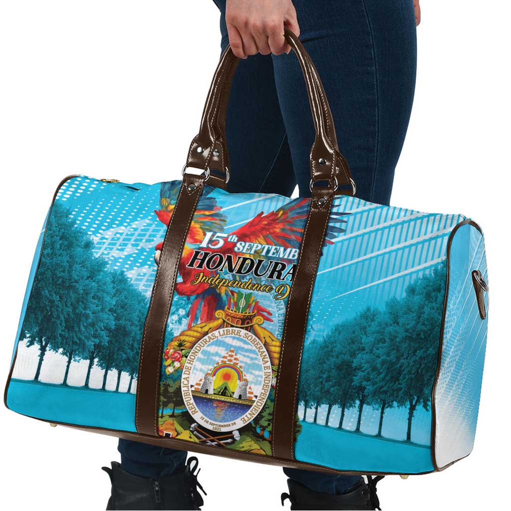 Honduras Independence Day 1821 Travel Bag Libre Soberana e Independiente - Wonder Print Shop