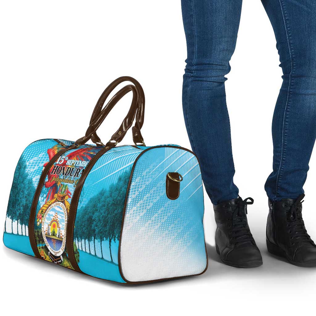 Honduras Independence Day 1821 Travel Bag Libre Soberana e Independiente - Wonder Print Shop
