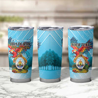 Personalized Honduras Independence Day 1821 Tumbler Cup Libre Soberana e Independiente - Wonder Print Shop