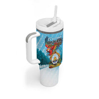 Personalized Honduras Independence Day 1821 Tumbler With Handle Libre Soberana e Independiente - Wonder Print Shop