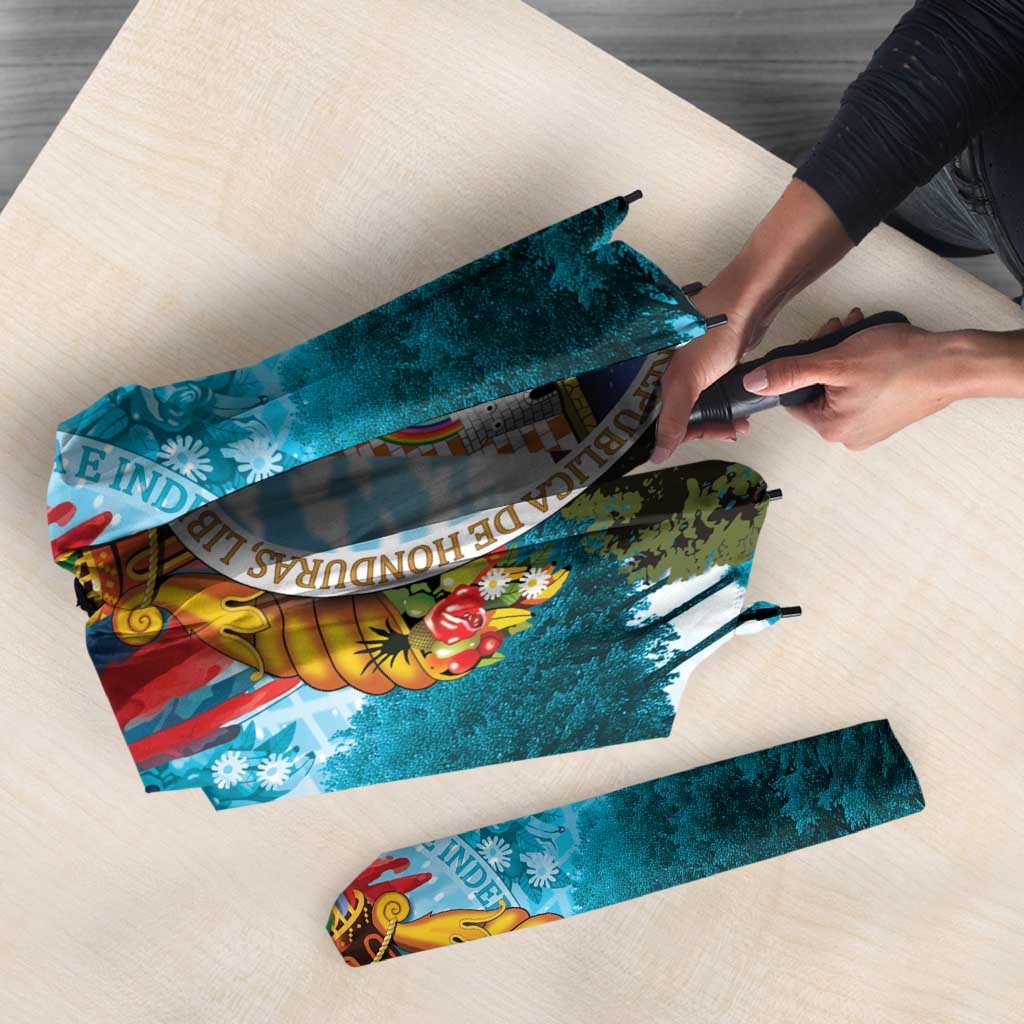 Honduras Independence Day 1821 Umbrella Libre Soberana e Independiente - Wonder Print Shop