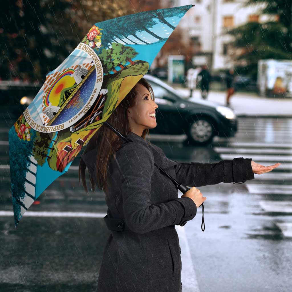 Honduras Independence Day 1821 Umbrella Libre Soberana e Independiente - Wonder Print Shop
