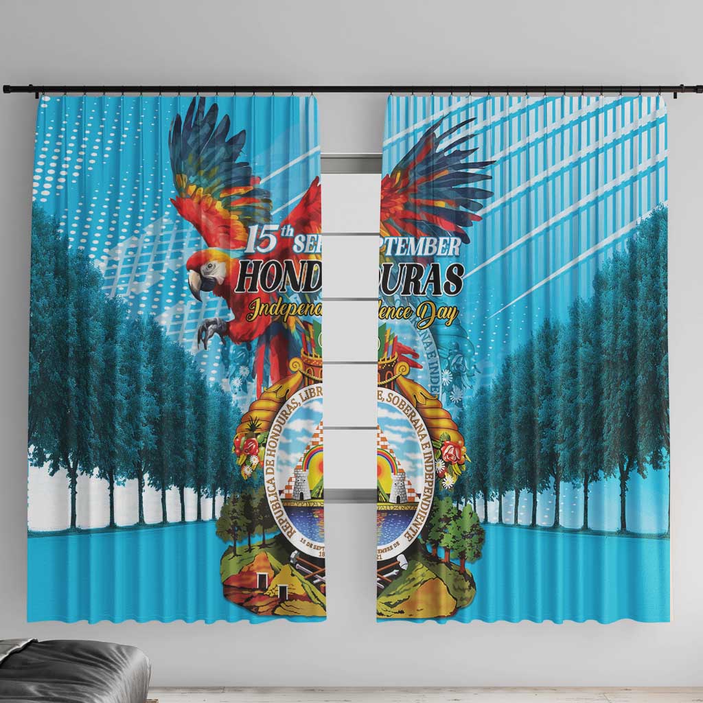 Honduras Independence Day 1821 Window Curtain Libre Soberana e Independiente - Wonder Print Shop