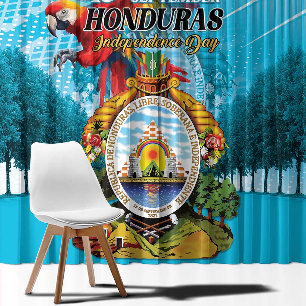Honduras Independence Day 1821 Window Curtain Libre Soberana e Independiente - Wonder Print Shop