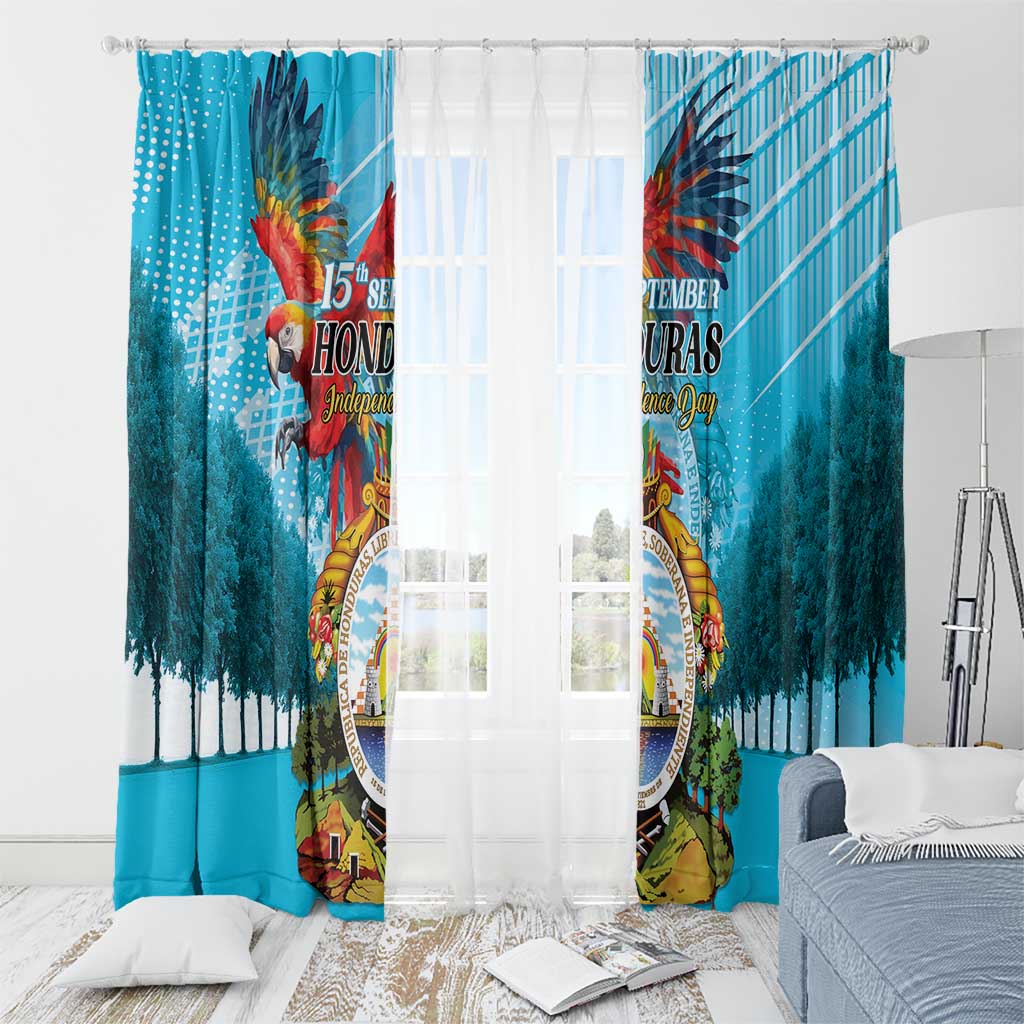 Honduras Independence Day 1821 Window Curtain Libre Soberana e Independiente - Wonder Print Shop