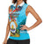 Personalized Honduras Independence Day 1821 Women Sleeveless Polo Shirt Libre Soberana e Independiente - Wonder Print Shop