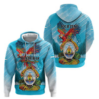 Personalized Honduras Independence Day 1821 Zip Hoodie Libre Soberana e Independiente - Wonder Print Shop