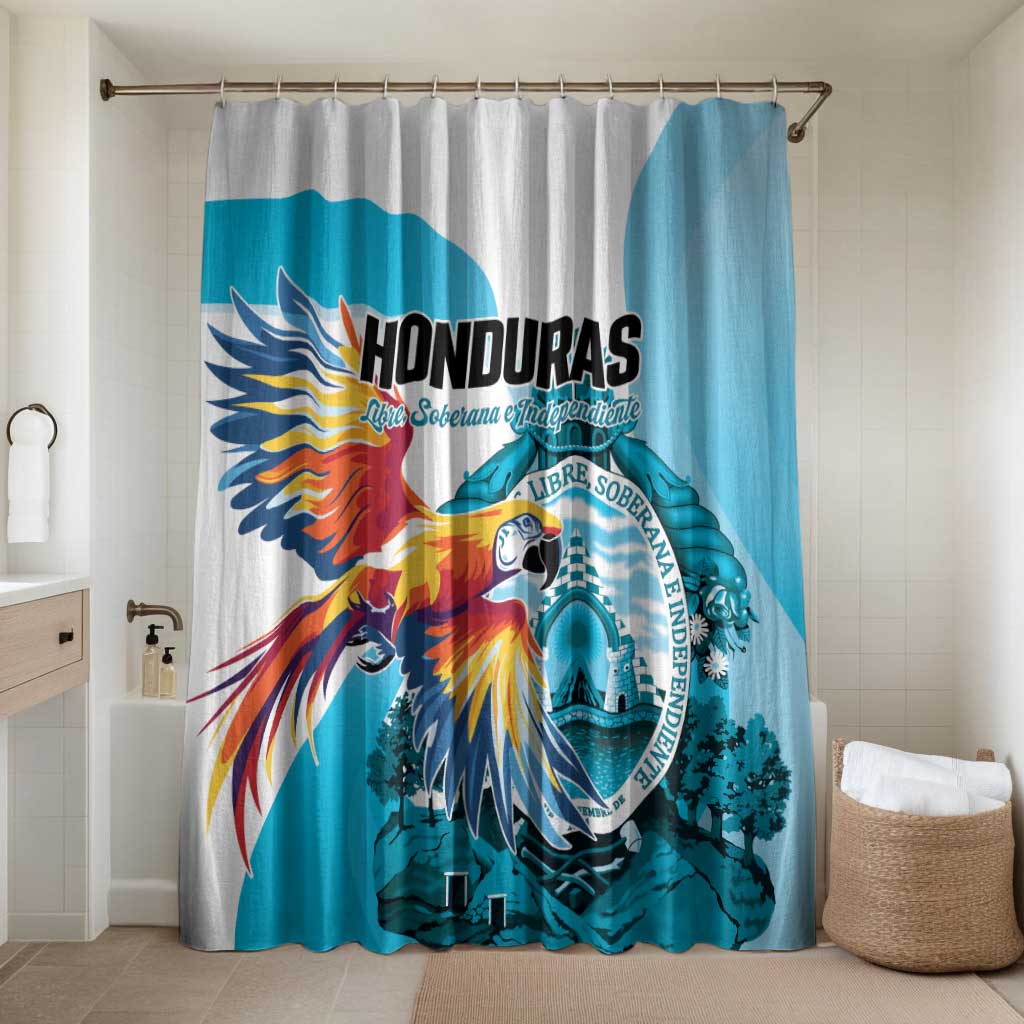 Honduras 1821 Bathroom Set Scarlet Macaw Sky Blue Color - Wonder Print Shop
