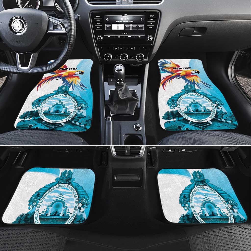 Honduras 1821 Car Mats Scarlet Macaw Sky Blue Color - Wonder Print Shop