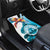 Honduras 1821 Car Mats Scarlet Macaw Sky Blue Color - Wonder Print Shop