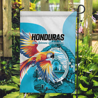Honduras 1821 Garden Flag Scarlet Macaw Sky Blue Color - Wonder Print Shop