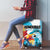 Honduras 1821 Luggage Cover Scarlet Macaw Sky Blue Color - Wonder Print Shop