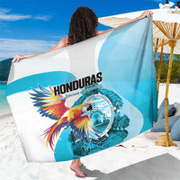 Honduras 1821 Sarong Scarlet Macaw Sky Blue Color - Wonder Print Shop
