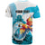 Personalized Honduras 1821 T Shirt Scarlet Macaw Sky Blue Color - Wonder Print Shop