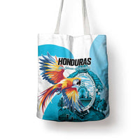 Honduras 1821 Tote Bag Scarlet Macaw Sky Blue Color - Wonder Print Shop