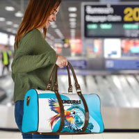 Honduras 1821 Travel Bag Scarlet Macaw Sky Blue Color - Wonder Print Shop