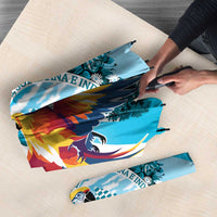 Honduras 1821 Umbrella Scarlet Macaw Sky Blue Color - Wonder Print Shop