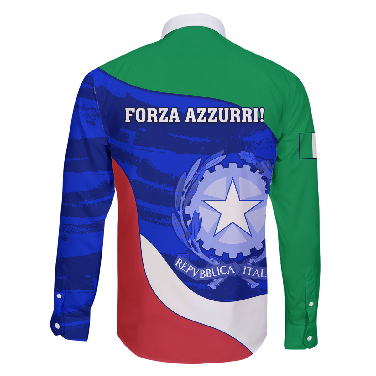 Italy Rugby Family Matching Short Sleeve Bodycon Dress and Hawaiian Shirt Forza Azzurri 2023 World Cup - Wonder Print Shop