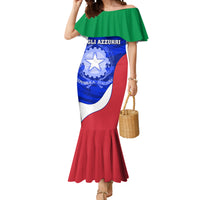 Italy Rugby Mermaid Dress Forza Azzurri 2023 World Cup - Wonder Print Shop