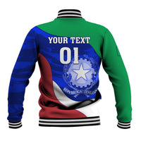Custom Italy Rugby Baseball Jacket Forza Azzurri 2023 World Cup - Wonder Print Shop