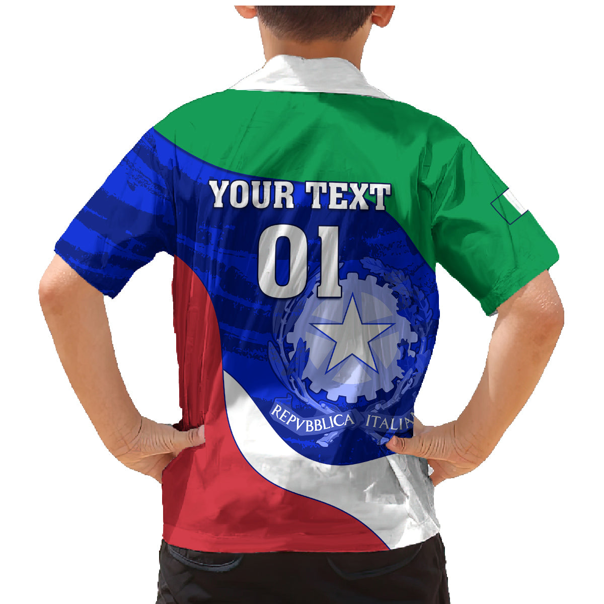 Custom Italy Rugby Family Matching Mermaid Dress and Hawaiian Shirt Forza Azzurri 2023 World Cup - Wonder Print Shop
