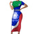Custom Italy Rugby Short Sleeve Bodycon Dress Forza Azzurri 2023 World Cup - Wonder Print Shop