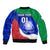 Custom Italy Rugby Sleeve Zip Bomber Jacket Forza Azzurri 2023 World Cup - Wonder Print Shop