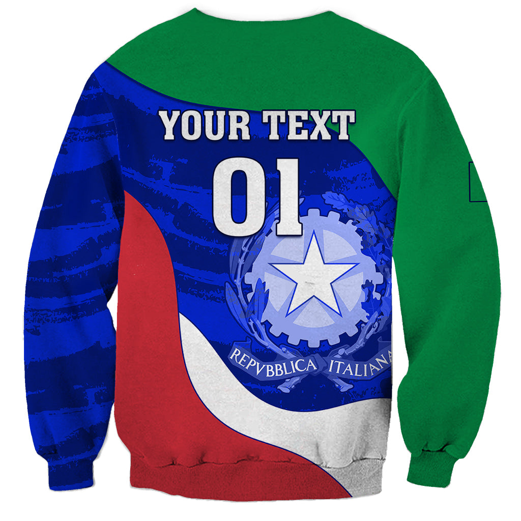 Custom Italy Rugby Sweatshirt Forza Azzurri 2023 World Cup - Wonder Print Shop