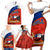 Chile Rugby Family Matching Short Sleeve Bodycon Dress and Hawaiian Shirt The Condors Go 2023 World Cup - Wonder Print Shop