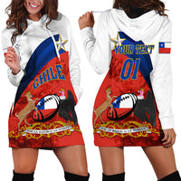 Custom Chile Rugby Hoodie Dress The Condors Go 2023 World Cup - Wonder Print Shop