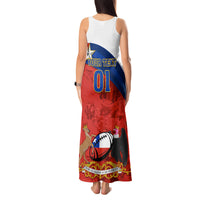 Custom Chile Rugby Tank Maxi Dress The Condors Go 2023 World Cup - Wonder Print Shop