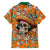 Personalised Day Of The Dead Family Matching Short Sleeve Bodycon Dress and Hawaiian Shirt Sugar Skull Dia de los Muertos - Wonder Print Shop