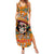 Personalised Day Of The Dead Family Matching Summer Maxi Dress and Hawaiian Shirt Sugar Skull Dia de los Muertos - Wonder Print Shop