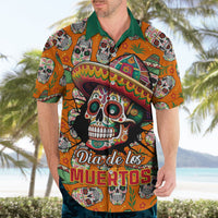 Personalised Day Of The Dead Hawaiian Shirt Sugar Skull Dia de los Muertos - Wonder Print Shop